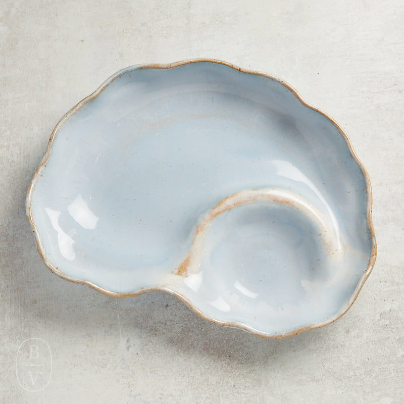 Etta B Pottery WAVY CHIP AND DIP DISH Wisteria