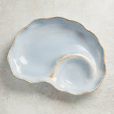 Etta B Pottery WAVY CHIP AND DIP DISH Wisteria