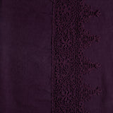 Bella Notte Linens LINEN FLAT SHEET WITH COTTON LACE TRIM