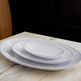 Casafina by Costa Nova FRISO OVAL PLATTER White