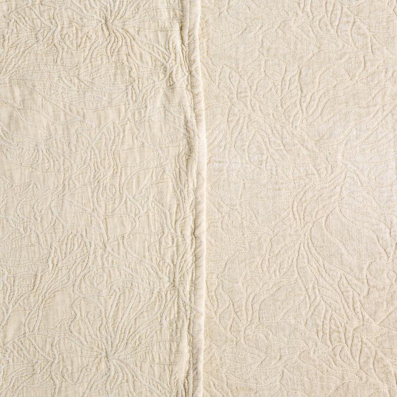 Bella Notte Linens GEORGIA BLANKET Parchment