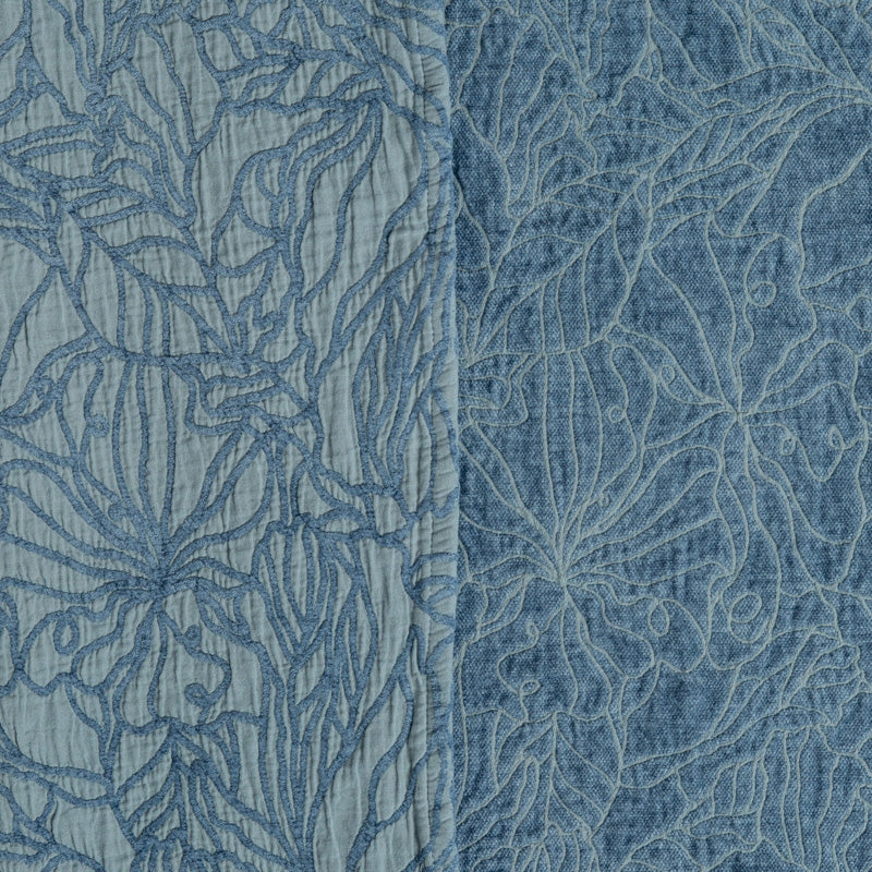 Bella Notte Linens GEORGIA SHAM Tahoe Blue