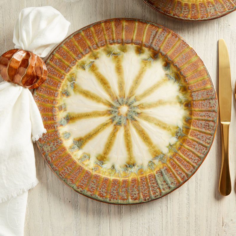 Good Earth Pottery DINNER PLATE Bluebird