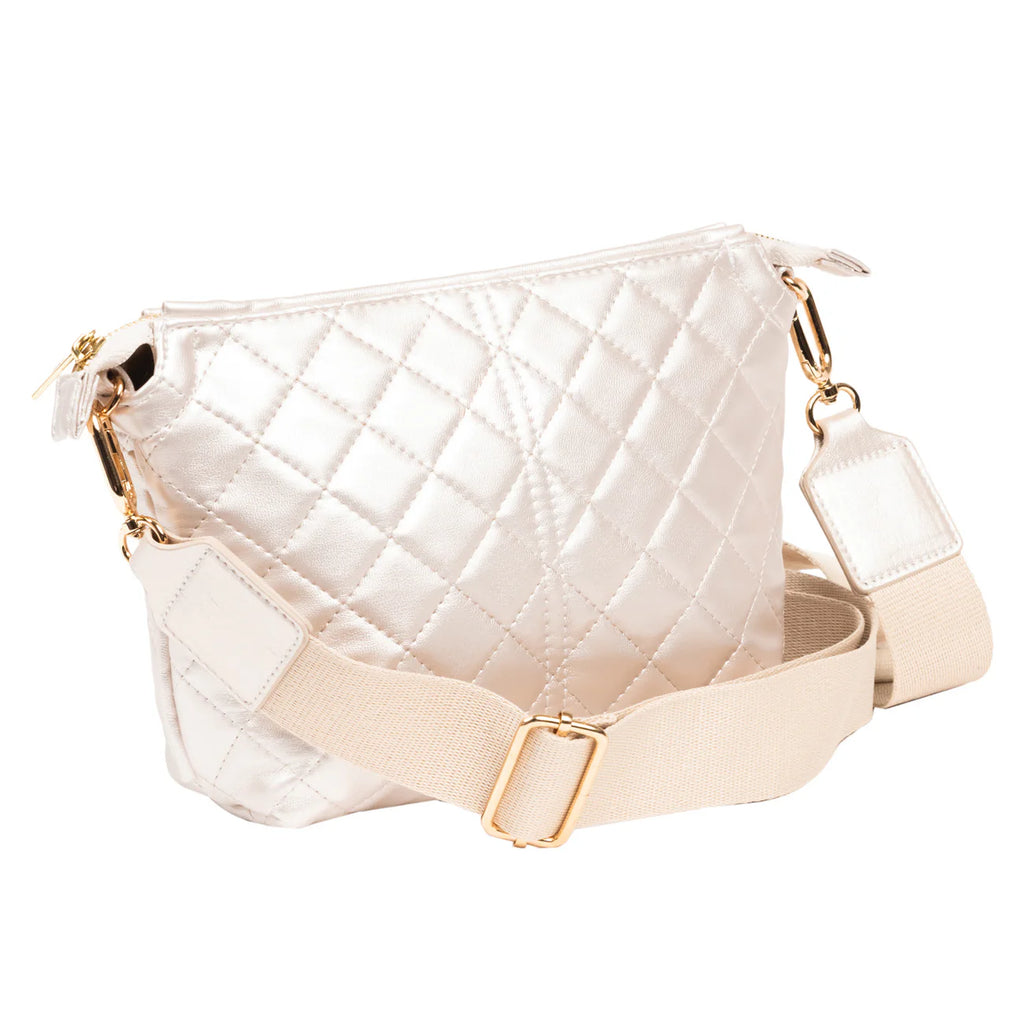 Scout EMILY CROSSBODY FW25 Champagne Quilted
