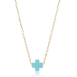 eNewton Design SIGNATURE CROSS NECKLACE