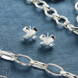 Julie Vos SILVER SOLARA LINK NECKLACE