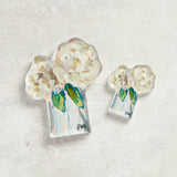 Lauren Dunn ACRYLIC BLOOM BLOCK Two Hydrangea