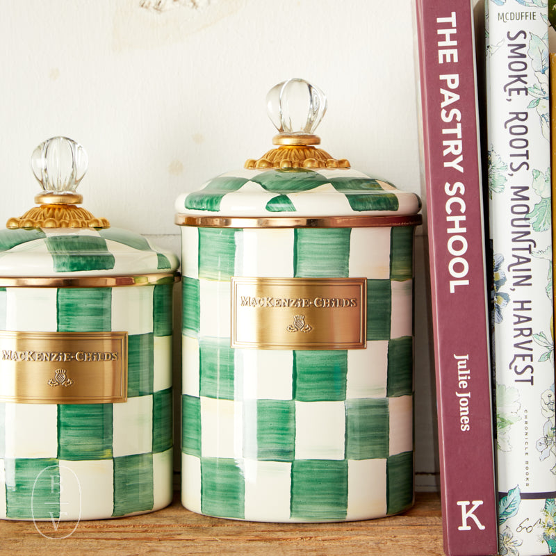 MacKenzie-Childs CANISTER WITH LID