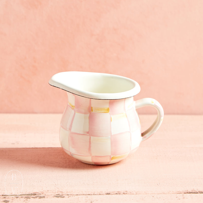 MacKenzie-Childs LITTLE CREAMER Rosy Check