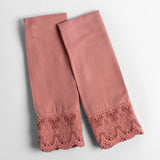 Bella Notte Linens MADERA LUXE PILLOWCASE WITH DONELLA LACE