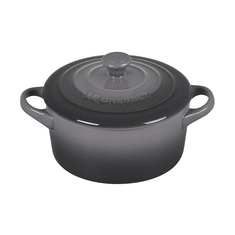 Le Creuset MINI ROUND COCOTTE Oyster Grey 14 oz
