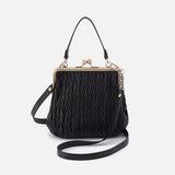 Hobo ALBA CROSSBODY - SPRING 24 Black Soft Pleated Leather