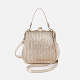 Hobo ALBA CROSSBODY - SPRING 24 Gold Soft Pleated Leather