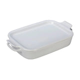 Le Creuset RECTANGULAR DISH WITH PLATTER LID White