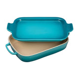 Le Creuset RECTANGULAR DISH WITH PLATTER LID Caribbean