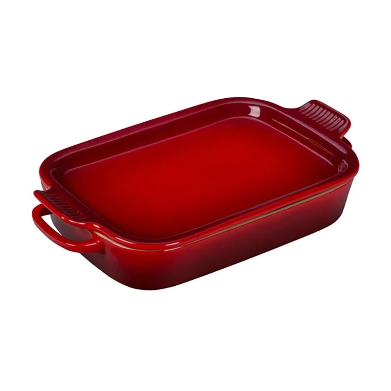 Le Creuset RECTANGULAR DISH WITH PLATTER LID Cerise