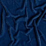 Bella Notte Linens CARMEN THROW BLANKET Tahoe Blue