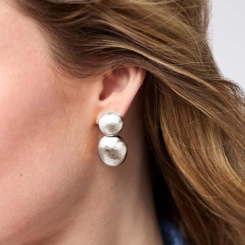 Julie Vos SILVER SOLARA EARRING