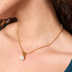 Julie Vos SOLARA SOLITAIRE NECKLACE