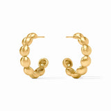 Julie Vos SOLARA NOVA HOOP EARRINGS EARRINGS Gold Medium