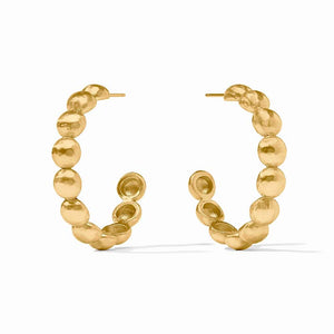 Julie Vos SOLARA NOVA HOOP EARRINGS EARRINGS Gold Large