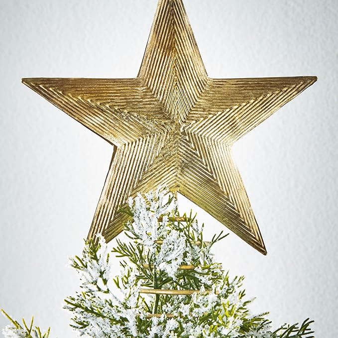 TAG METAL TREE TOPPER Star