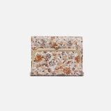 Hobo ROBIN COMPACT WALLET FALL 24 Sepia Bloom Printed Leather