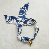 Virtue PUFF HEART ON SCARF NECKLACE Royal Canopy