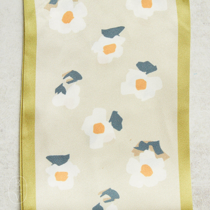 Virtue GOLD PUFF PEARL HEART SCARF NECKLACE