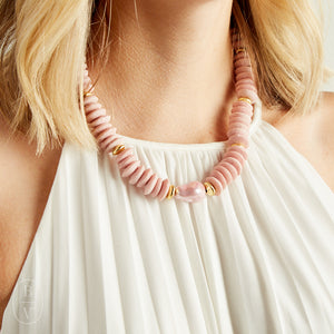 Virtue BAROQUE SHELL PEARL HEISHI NECKLACE