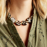 Virtue STUDDED TRIBAL DISC NECKLACE