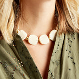 Virtue STUDDED TRIBAL DISC NECKLACE