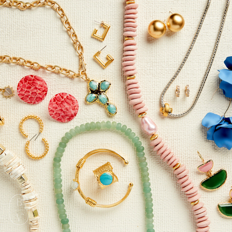 Virtue WAVY ACRYLIC DISC EARRINGS