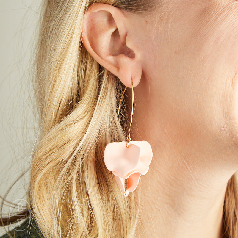 Virtue HYACINTH TIERED MARQUIS HOOK EARRINGS