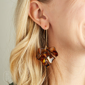 Virtue HYACINTH TIERED MARQUIS HOOK EARRINGS