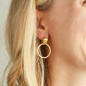 Virtue DOOR KNOCKER HOOP EARRINGS