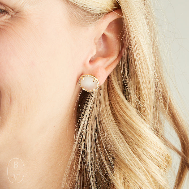 Virtue GEMSTONE STUD EARRINGS