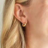 Virtue THICK MINI HUGGIE EARRINGS