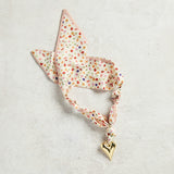 Virtue PUFF HEART ON SCARF NECKLACE
