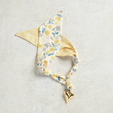 Virtue PUFF HEART ON SCARF NECKLACE