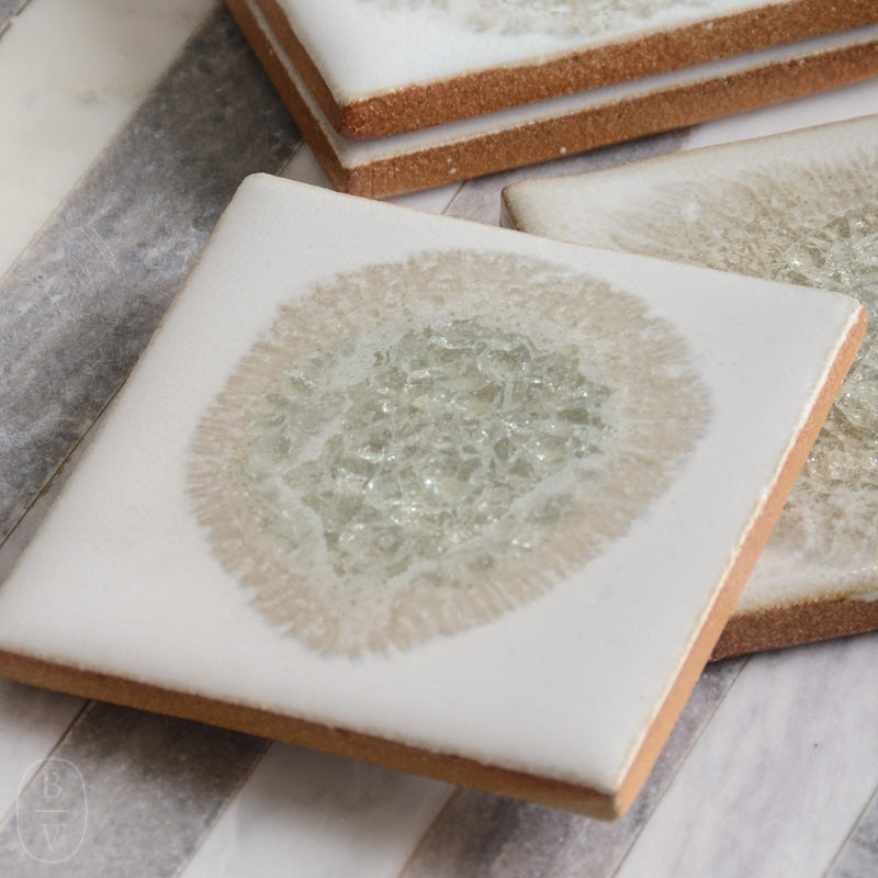 Dock 6 Pottery POTTERY GEODE GLASS COASTER SET OF 4