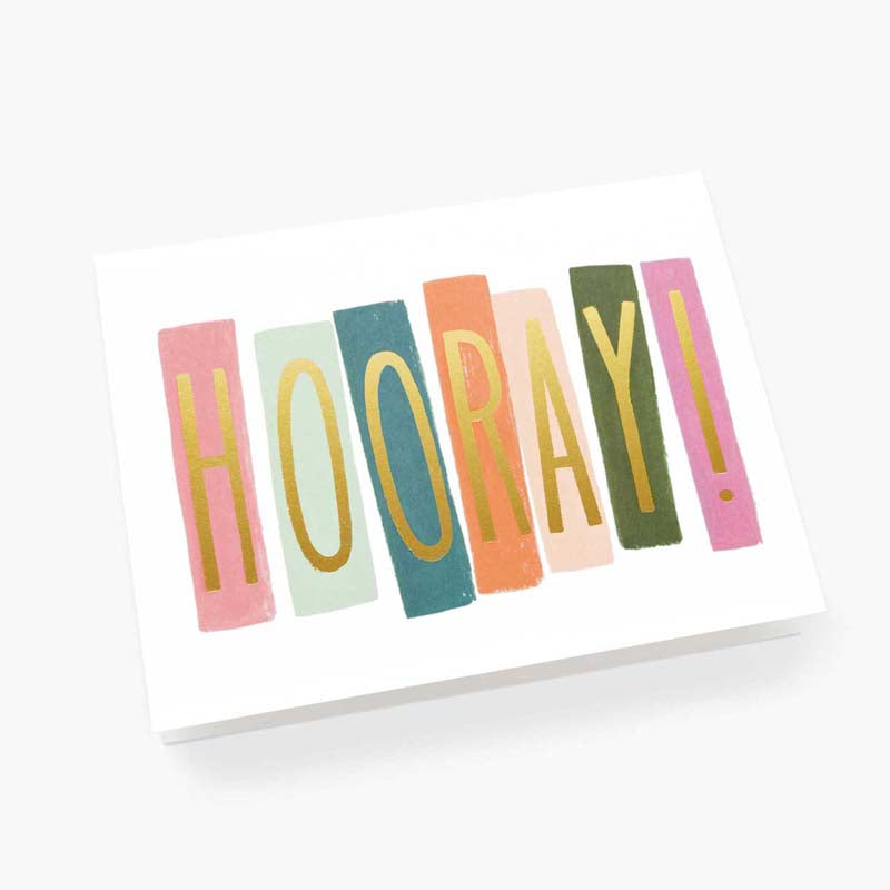 Rifle Paper Co HOORAY CARD