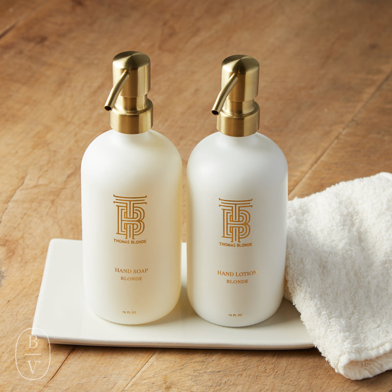 Thomas Blonde GLASS DISPENSER HAND SOAP