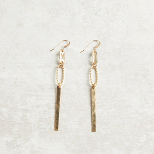 Darby Drake Jewelry and Design LINK AND BAR EARRINGS - CCGM465