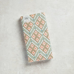 Boston International WATERCOLOR COAST DIAMONDS GUEST NAPKINS