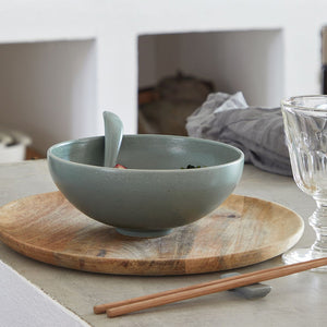 Casafina by Costa Nova PACIFICA RAMEN BOWL SET IN GIFT BOX Artichoke Green