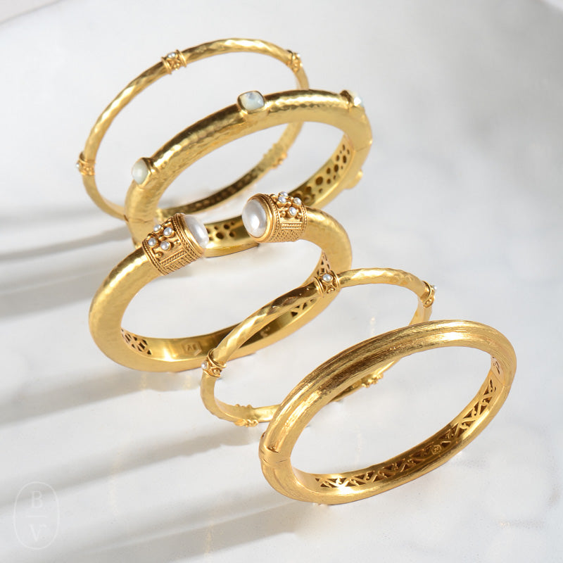 Julie Vos CATALINA HINGE BANGLE BRACELET