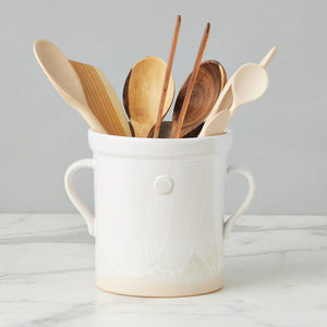 Europe 2 You HANDTHROWN CROCK AND UTENSIL SET Medium
