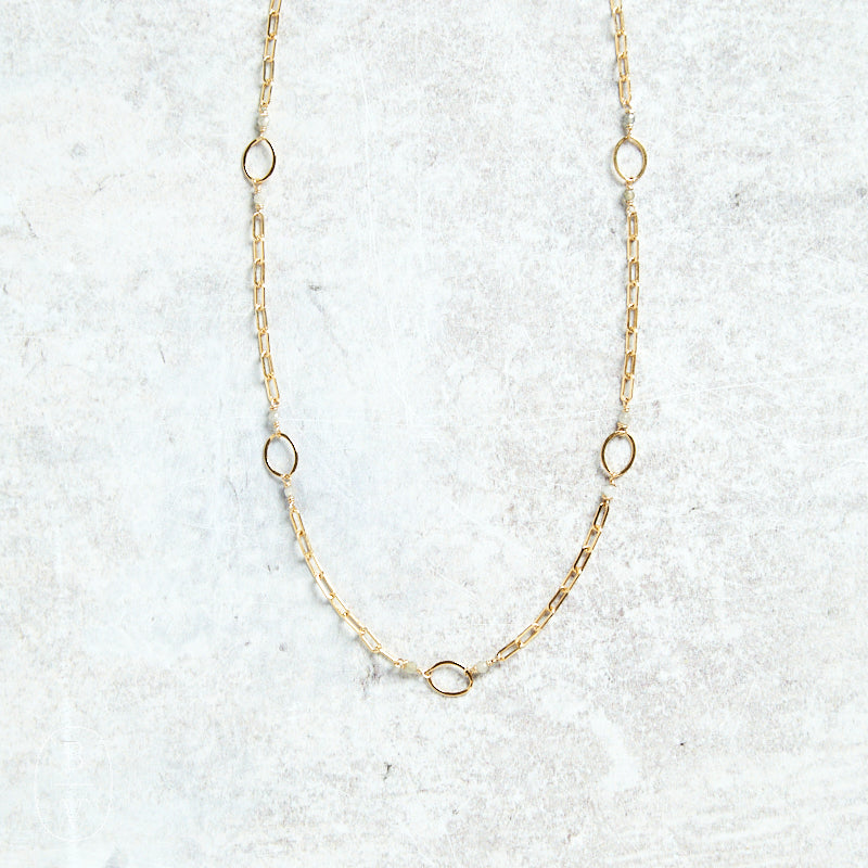 Ellen Hays Jewelry SHORT RING ACCENT N2267 NECKLACE Default Title