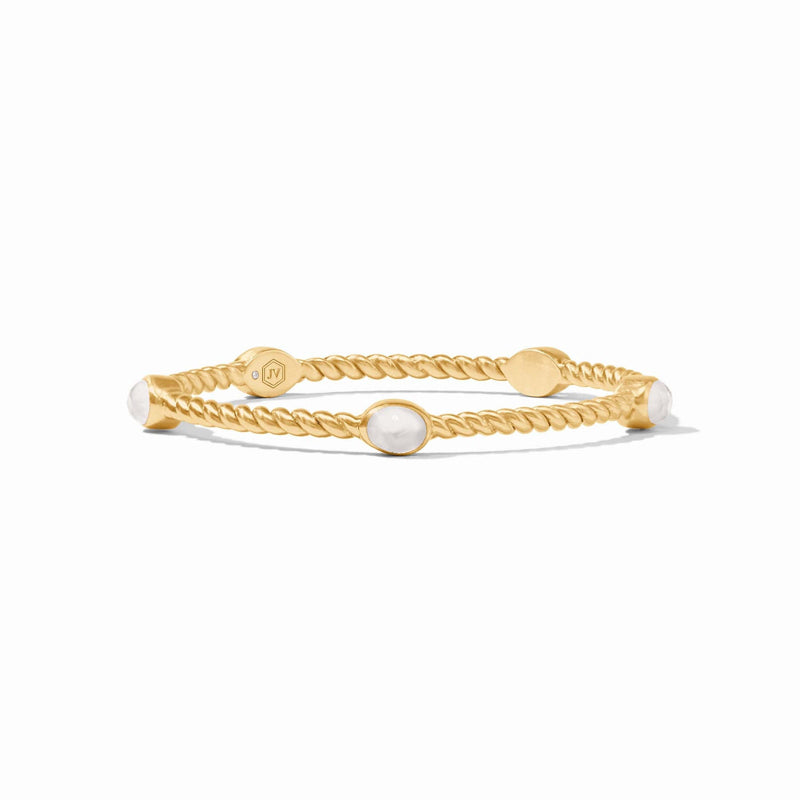 Julie Vos NASSAU STONE BANGLE BRACELET